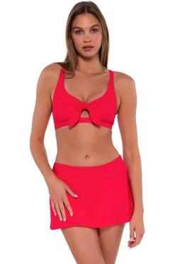 Swim Skirts<Sunsets Geranium Sporty Swim Skirt