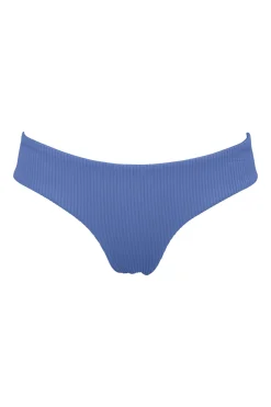 Low-Rise|Bikini Bottoms<Sunsets Harbor Blue Sandbar Rib Alana Reversible Hipster Bottom