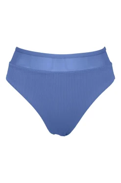 Plus Size|High-Waist<Sunsets Harbor Blue Sandbar Rib Annie High Waist Bottom