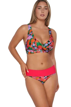 Plus Size|Underwire<Sunsets Hummingbird Cove Elsie Top