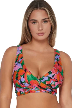 Plus Size|Underwire<Sunsets Hummingbird Cove Elsie Top