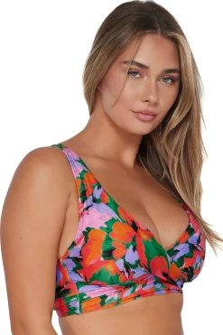 Plus Size|Underwire<Sunsets Hummingbird Cove Elsie Top