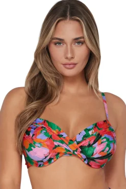 Plus Size|Underwire<Sunsets Hummingbird Cove Crossroads Underwire Top