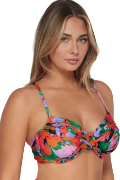 Plus Size|Underwire<Sunsets Hummingbird Cove Crossroads Underwire Top