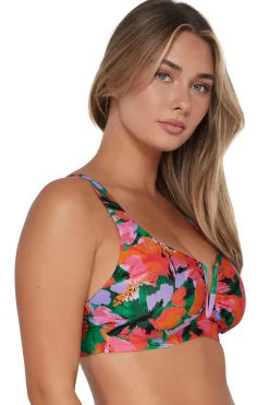 Plus Size|Underwire<Sunsets Hummingbird Cove Vienna V-Wire Top