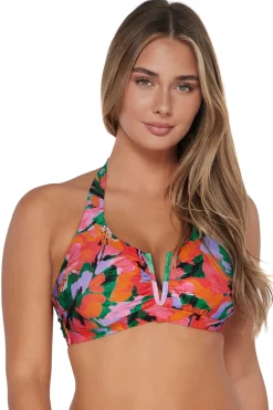 Plus Size|Underwire<Sunsets Hummingbird Cove Vienna V-Wire Top