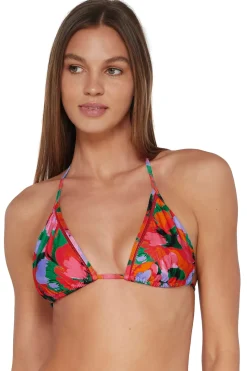 Wire-Free|Bikini Tops<Sunsets Hummingbird Cove Laney Triangle Top