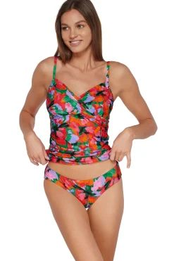 Wire-Free|Tankinis<Sunsets Hummingbird Cove Simone Tankini Top