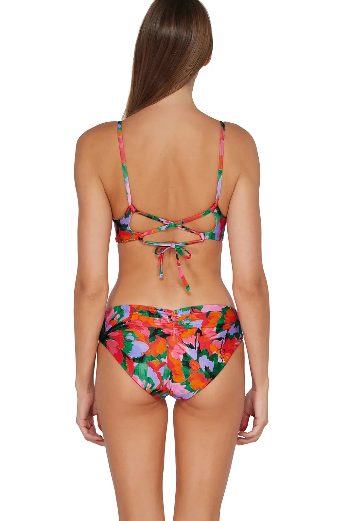 Low-Rise|Bikini Bottoms<Sunsets Hummingbird Cove Alana Reversible Hipster Bottom