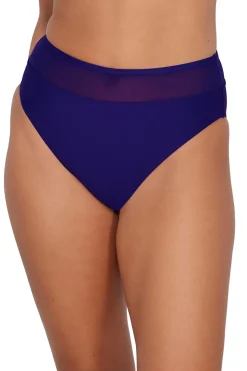 Plus Size|High-Waist<Sunsets Indigo Annie High Waist Bottom