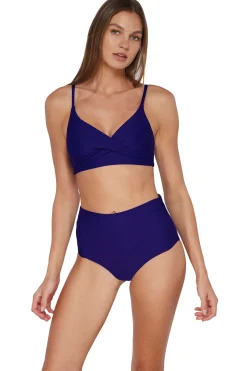 Wire-Free<Sunsets Indigo Lyla Bralette Top