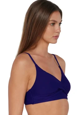 Wire-Free<Sunsets Indigo Lyla Bralette Top