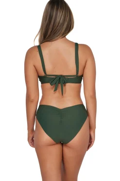 Low-Rise|Bikini Bottoms<Sunsets Island Green Alana Reversible Hipster Bottom