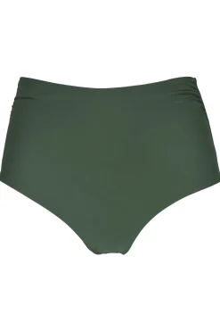 Plus Size|High-Waist<Sunsets Island Green Capri High Waist Bottom