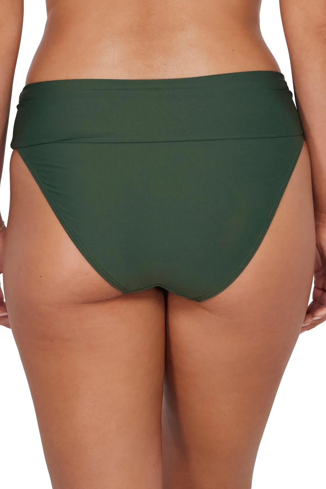High-Waist|Bikini Bottoms<Sunsets Island Green Hannah High Waist Bottom