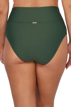 High-Waist|Bikini Bottoms<Sunsets Island Green Hannah High Waist Bottom