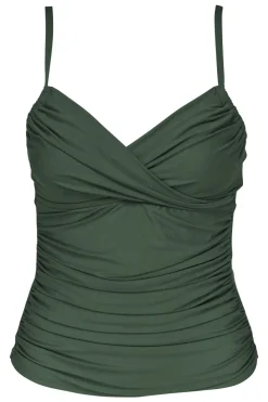 Wire-Free|Tankinis<Sunsets Island Green Simone Tankini Top