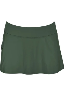 Plus Size<Sunsets Island Green Sporty Swim Skirt Bottom
