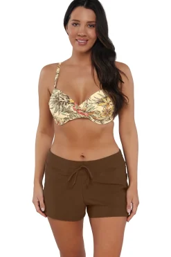 Plus Size|Underwire<Sunsets Island Spice Crossroads Underwire Top