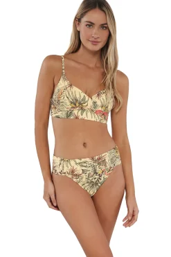 Plus Size|High-Waist<Sunsets Island Spice Hannah High Waist Bottom