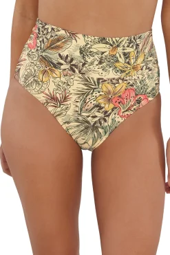 Plus Size|High-Waist<Sunsets Island Spice Hannah High Waist Bottom