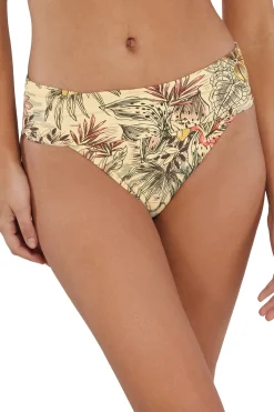 Plus Size|High-Waist<Sunsets Island Spice Hannah High Waist Bottom