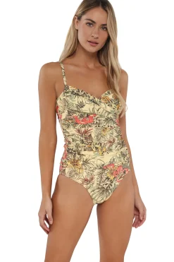 Wire-Free|Tankinis<Sunsets Island Spice Simone Tankini Top