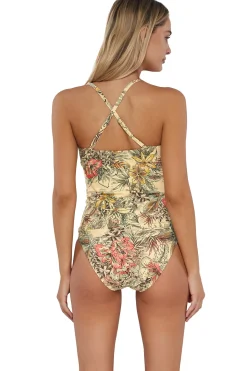 Wire-Free|Tankinis<Sunsets Island Spice Simone Tankini Top