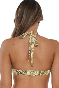 Plus Size|Underwire<Sunsets Island Spice Vienna V-Wire Top