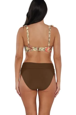 Plus Size|Wire-Free<Sunsets Island Spice Willa Wireless Top