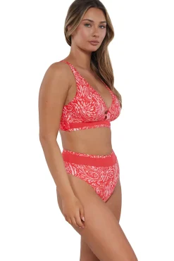 Plus Size|High-Waist<Sunsets Majorca Annie High Waist Bottom