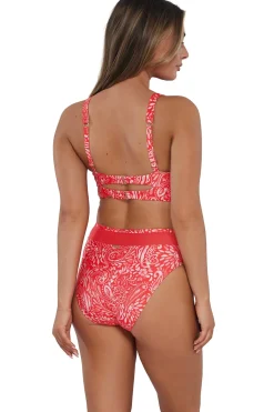 Plus Size|High-Waist<Sunsets Majorca Annie High Waist Bottom