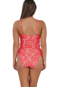 Plus Size|Underwire<Sunsets Majorca Elsie Tankini Top