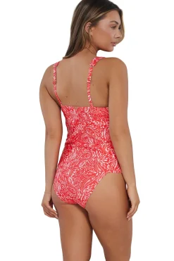 Plus Size|Underwire<Sunsets Majorca Elsie Tankini Top