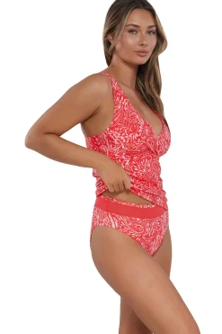 Plus Size|Underwire<Sunsets Majorca Elsie Tankini Top