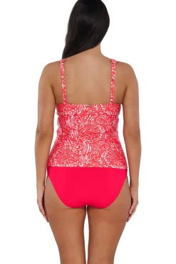 Plus Size|Underwire<Sunsets Majorca Elsie Tankini Top