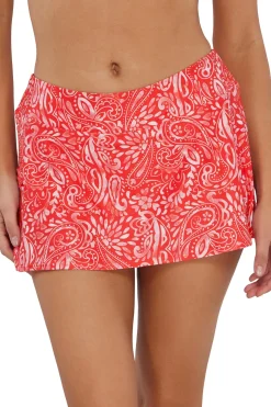 Plus Size<Sunsets Majorca Sporty Swim Skirt