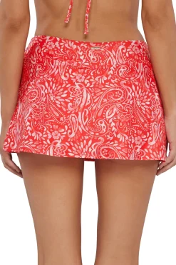 Plus Size<Sunsets Majorca Sporty Swim Skirt