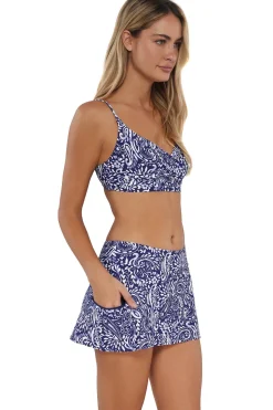 Plus Size<Sunsets Marina Sporty Swim Skirt