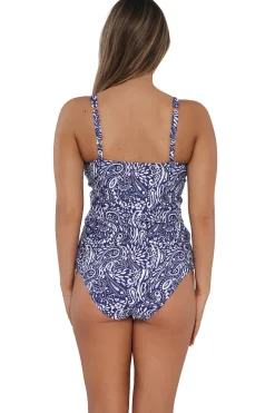Plus Size|Underwire<Sunsets Marina Taylor Tankini Top