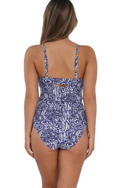 Plus Size|Underwire<Sunsets Marina Zuri V-Wire Tankini Top