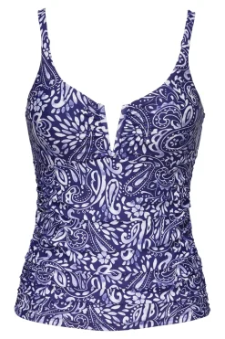 Plus Size|Underwire<Sunsets Marina Zuri V-Wire Tankini Top