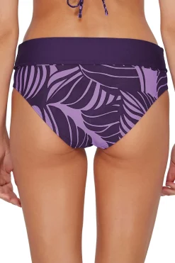 Plus Size|High-Waist<Sunsets Mystic Palms Capri High Waist Bottom