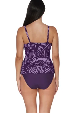 Plus Size|Underwire<Sunsets Mystic Palms Taylor Tankini Top