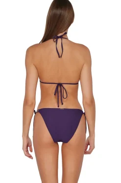 Tie Side|Bikini Bottoms<Sunsets Paradise Plum Everlee Tie Side Bottom