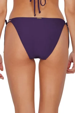 Tie Side|Bikini Bottoms<Sunsets Paradise Plum Everlee Tie Side Bottom