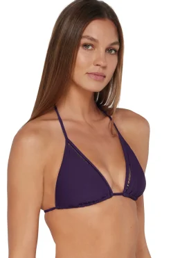 Wire-Free|Bikini Tops<Sunsets Paradise Plum Laney Triangle Top