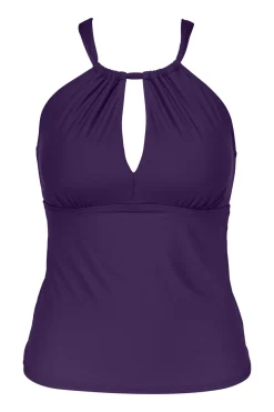 Wire-Free|Tankinis<Sunsets Paradise Plum Mia Tankini Top