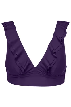 Plus Size|Wire-Free<Sunsets Paradise Plum Willa Wireless Top