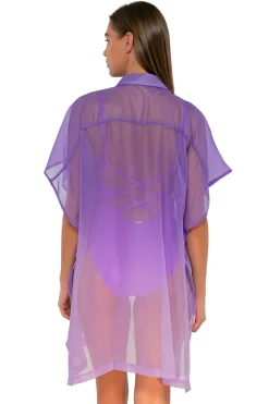 Cover-Ups<Sunsets Passion Flower Shore Thing Tunic